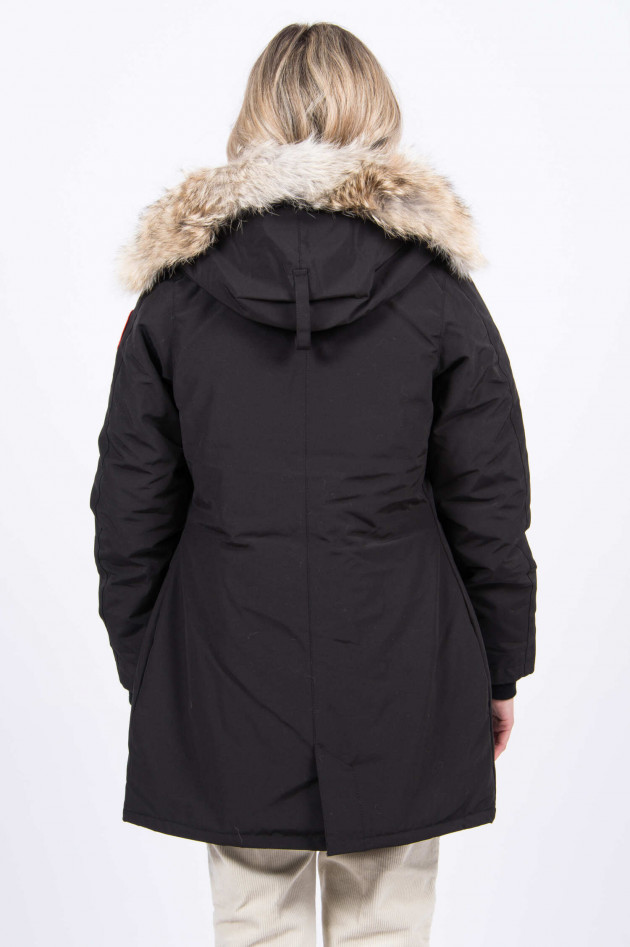 Canada Goose Winterparka VICTORIA mit Echtpelz in Schwarz