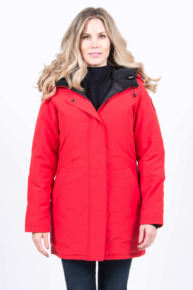 Canada Goose Winterparka VICTORIA mit Echtpelz in Rot