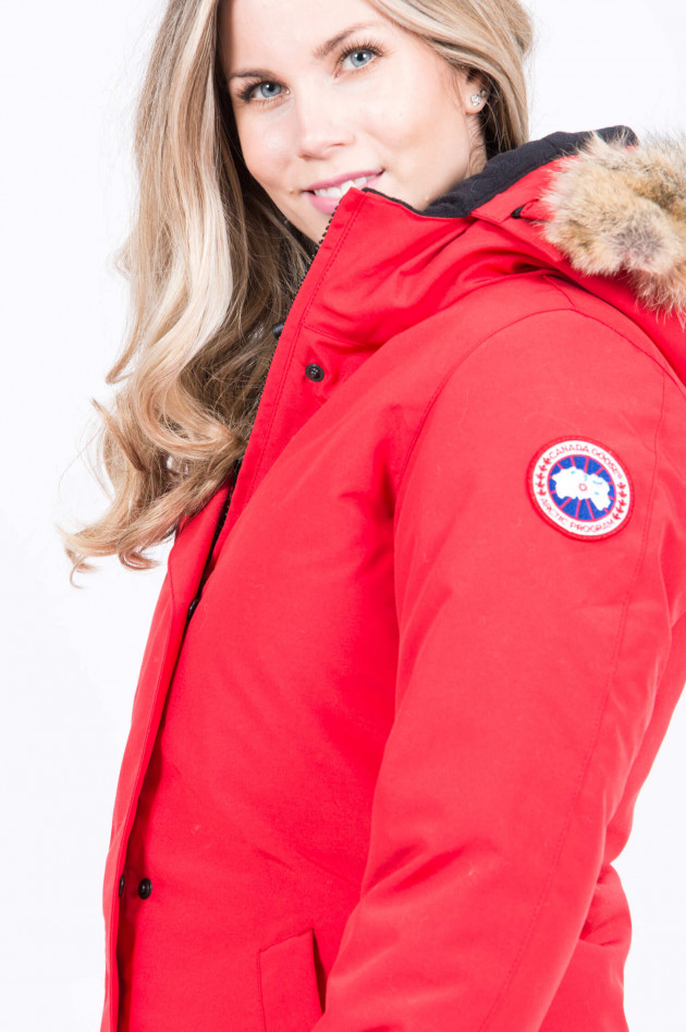 Canada Goose Winterparka VICTORIA mit Echtpelz in Rot