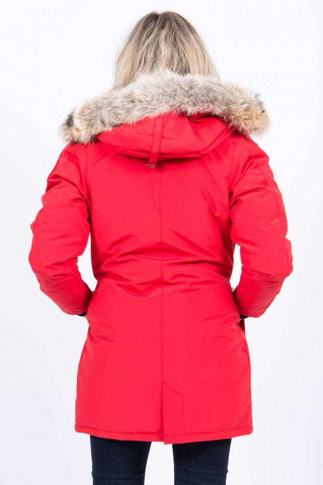 Canada Goose Winterparka VICTORIA mit Echtpelz in Rot