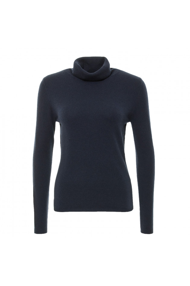 Allude Cashmere-Rollkragenpullover in Marine