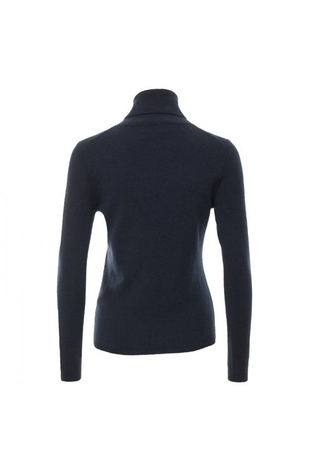 Allude Cashmere-Rollkragenpullover in Marine