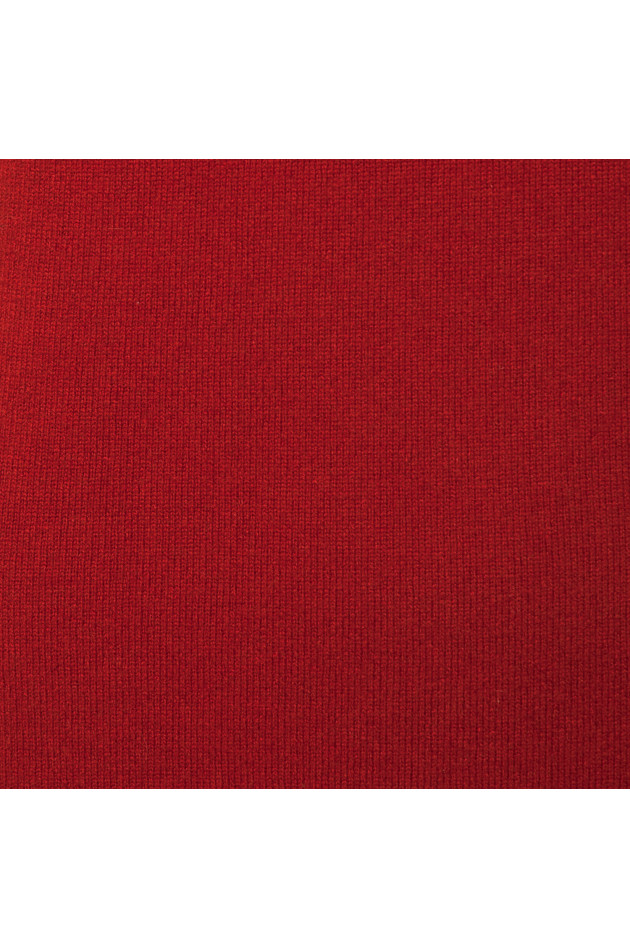 Allude Cashmere-Rollkragenpullover in Rot