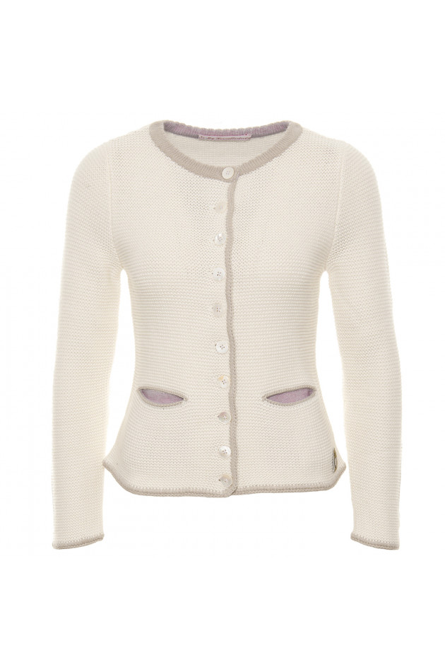 My Herzallerliebst Cashmere Weste ALICE in Creme/Taupe
