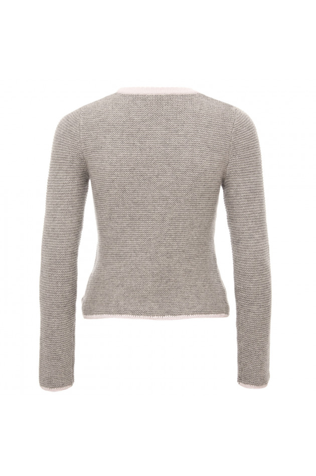 My Herzallerliebst Cashmere Weste ALICE in Grau/Rosa