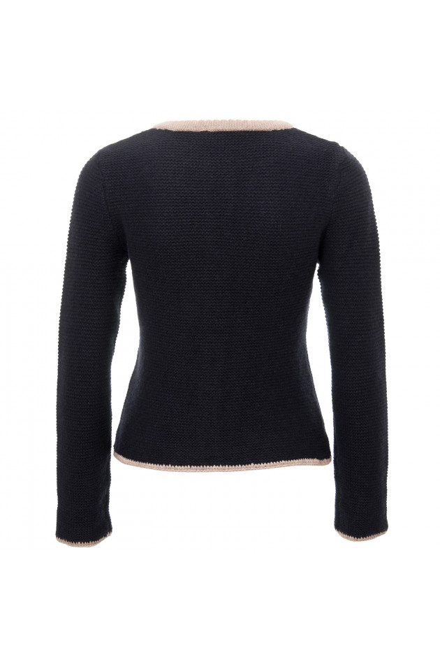My Herzallerliebst Cashmere Weste ALICE in Navy/Beige