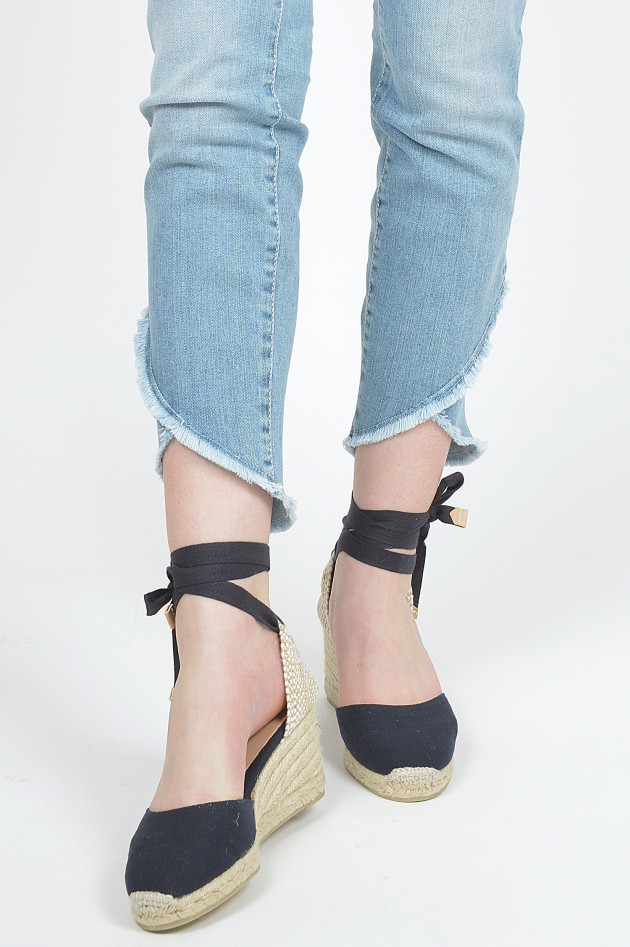Castaner Espadrilles mit Keilabsatz in Navy