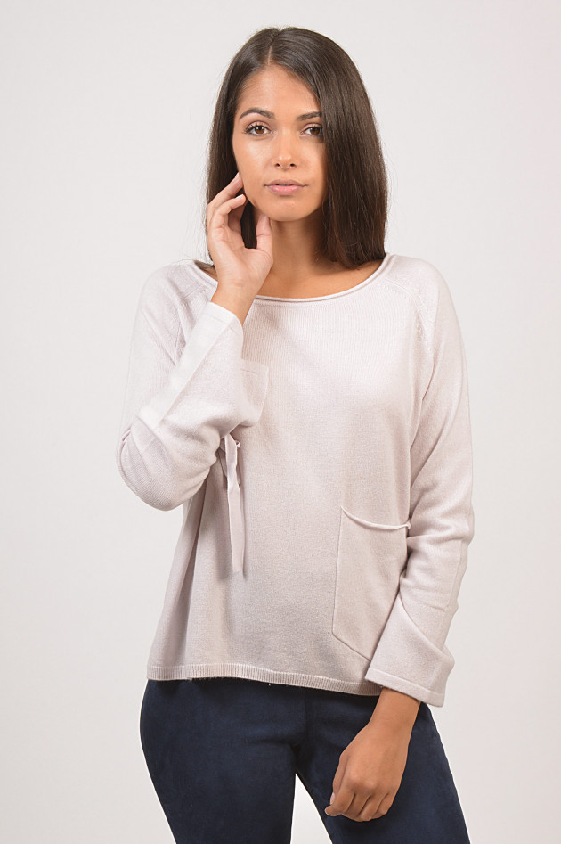 Charli  Pullover mit U-Bootausschnitt in Rosa