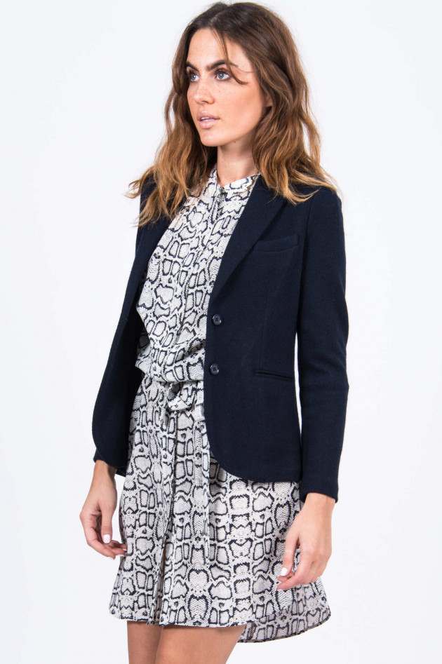 Circolo 1901 Blazer aus Wollmix in Navy