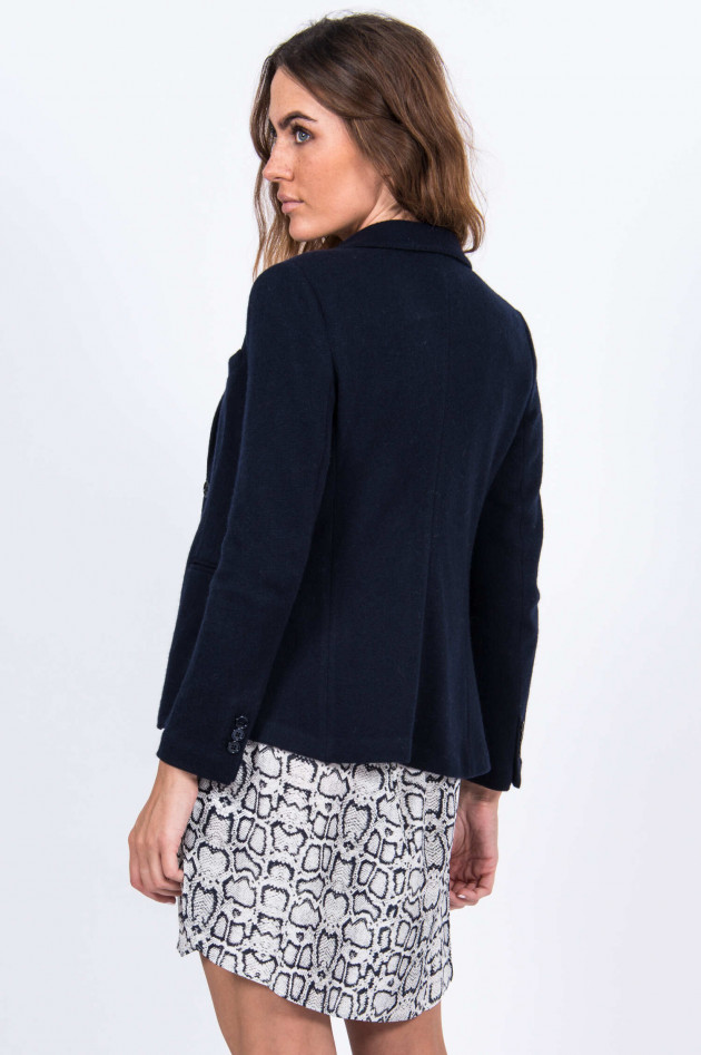 Circolo 1901 Blazer aus Wollmix in Navy