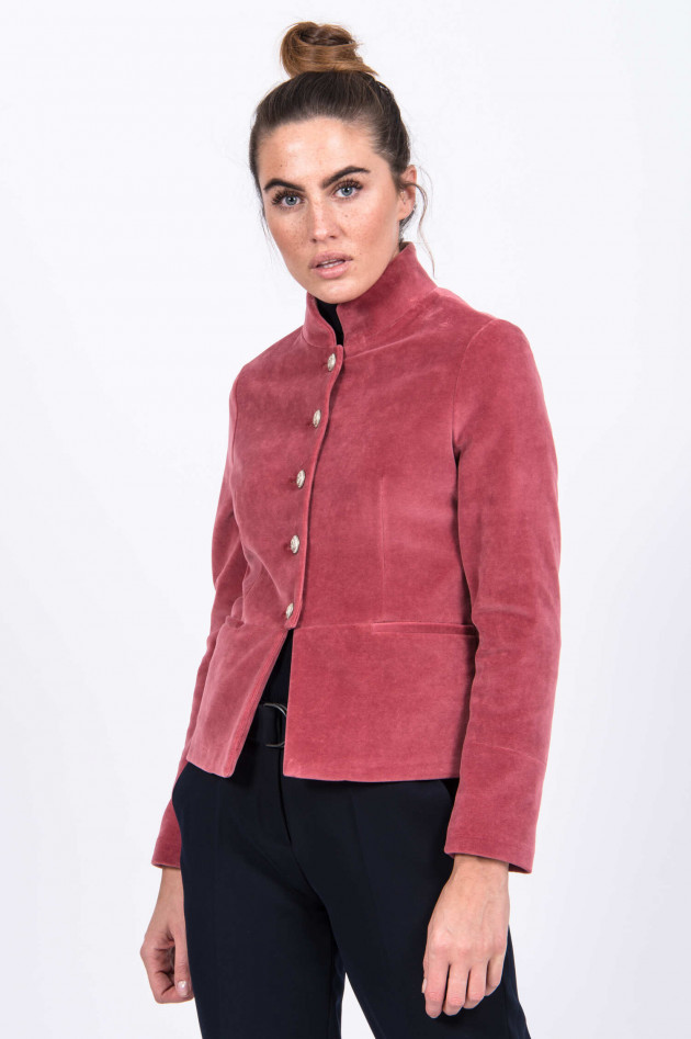 Circolo 1901 Samtjacke in Rosé