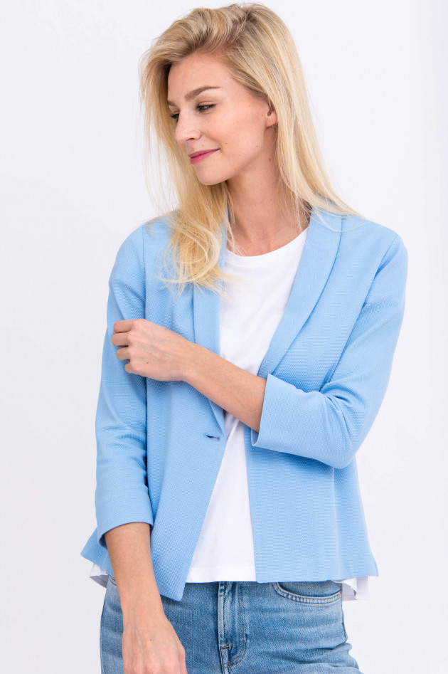 Circolo 1901 Blazer mit Struktur in Hellblau