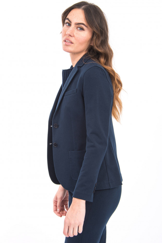 Circolo 1901 Jerseyblazer mit Ziersteppung in Navy