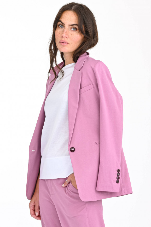 Circolo 1901 Langer Jerseyblazer in Orchidee