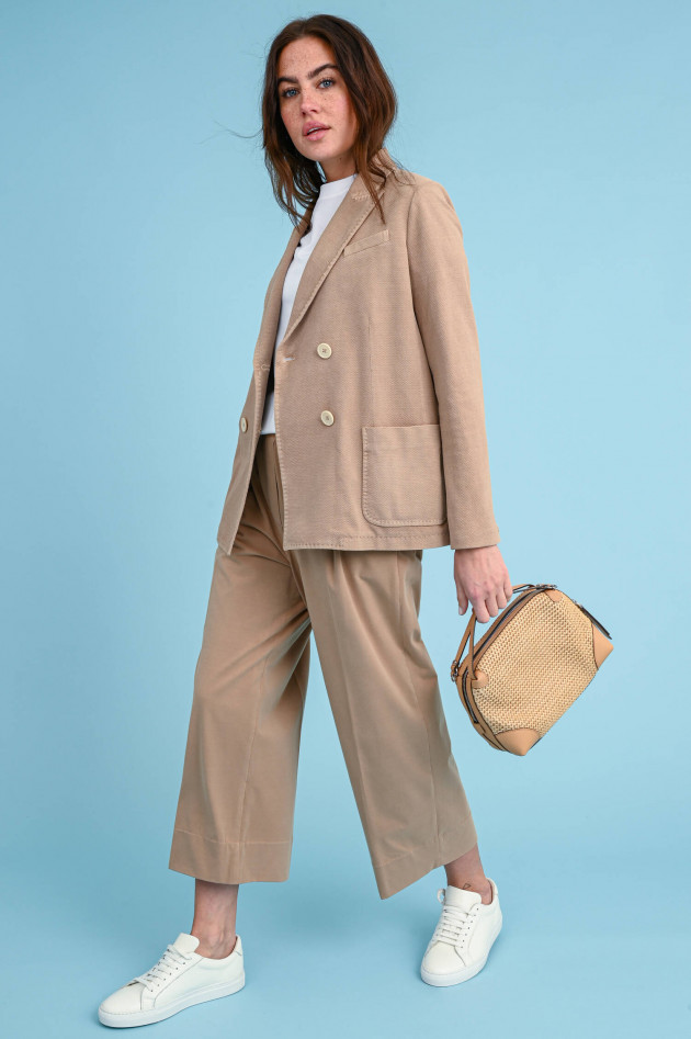 Circolo 1901 Oxford Doppelreiher-Blazer in Camel