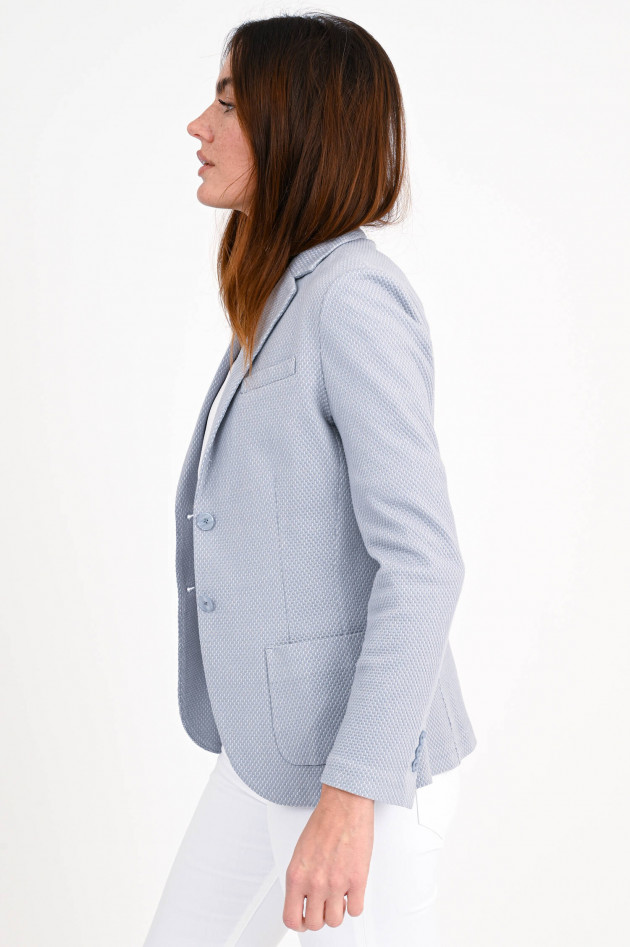 Circolo 1901 Taillierter Blazer mit Struktur in Blaugrau