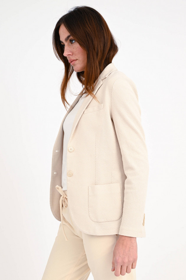 Circolo 1901 Taillierter Blazer mit Struktur in Latte