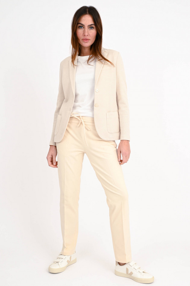 Circolo 1901 Taillierter Blazer mit Struktur in Latte