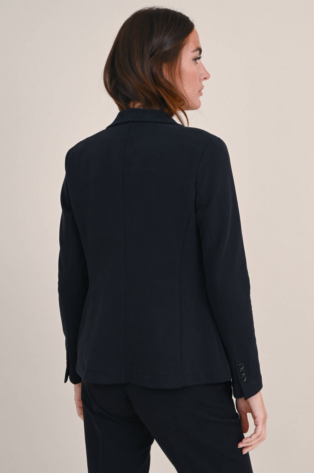 Circolo 1901 Einreihiger Jersey Blazer in Schwarz