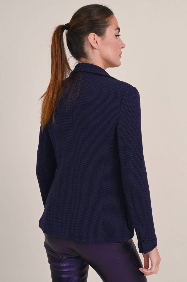 Circolo 1901 Einreihiger Blazer mit Struktur in Violett
