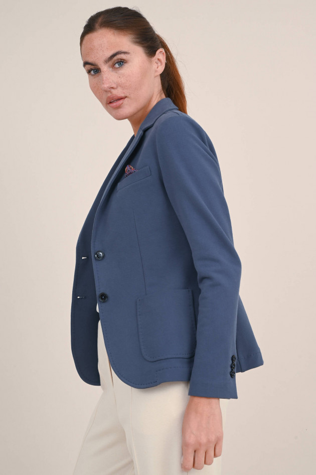 Circolo 1901 Einreihiger Jersey Blazer in Taubenblau