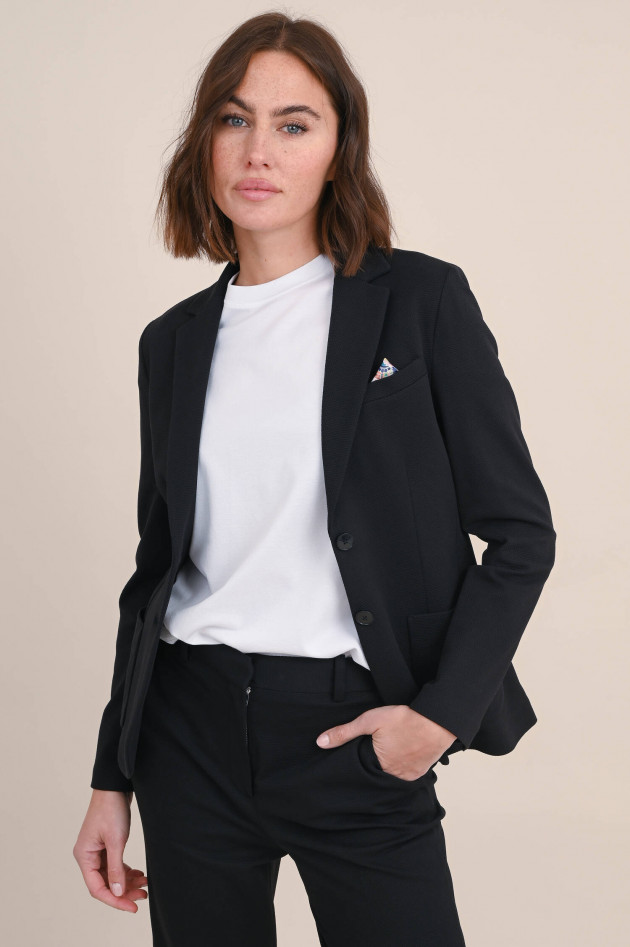 Circolo 1901 Blazer mit Struktur in Schwarz