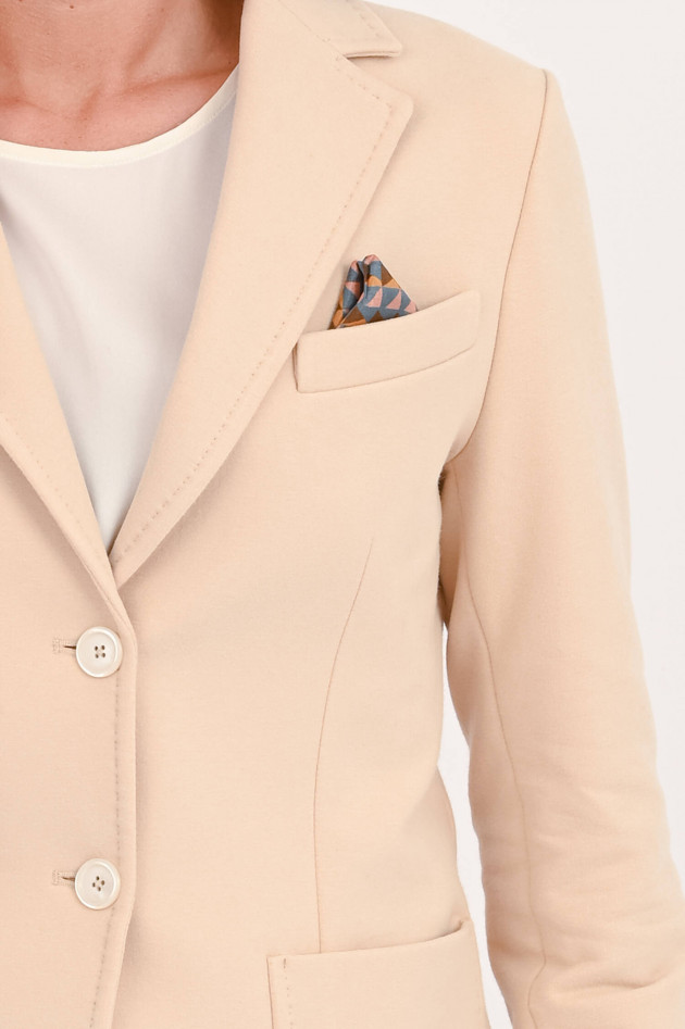 Circolo 1901 Einreihiger Jersey Blazer in Natur