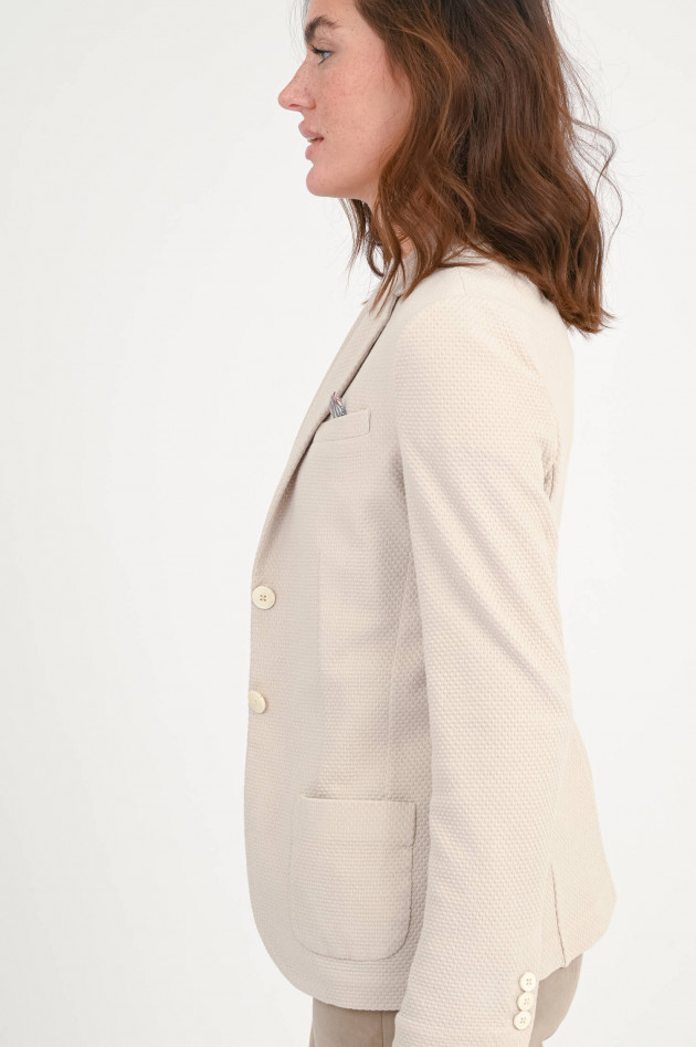 Circolo 1901 Taillierter Blazer mit Struktur in Coconut