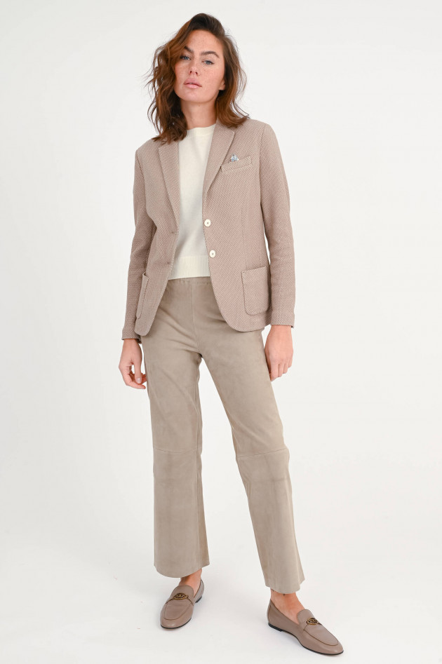 Circolo 1901 Taillierter Blazer mit Struktur in Beige