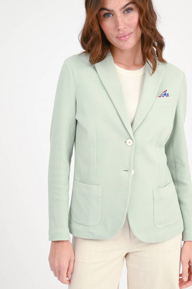 Circolo 1901 Taillierter Blazer mit Struktur in Leaf