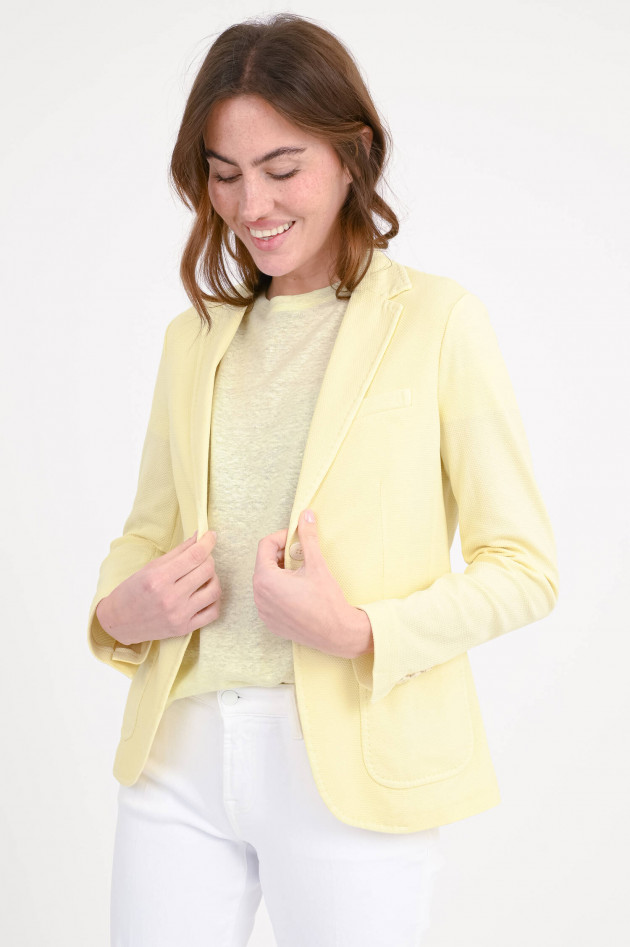 Circolo 1901 Taillierter Blazer mit Struktur in Light Lemon