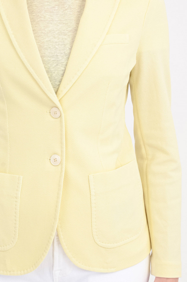 Circolo 1901 Taillierter Blazer mit Struktur in Light Lemon