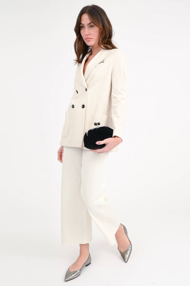 Circolo 1901  Doppelreihiger Blazer in Natur