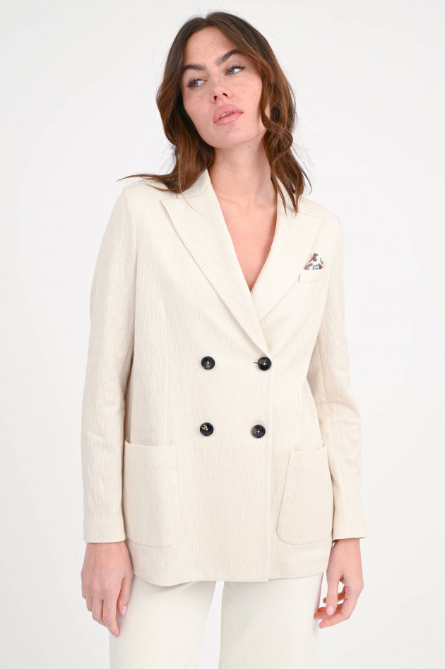 Circolo 1901  Doppelreihiger Blazer in Natur