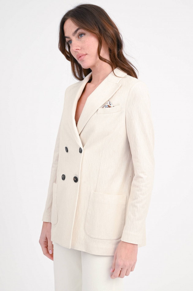 Circolo 1901  Doppelreihiger Blazer in Natur