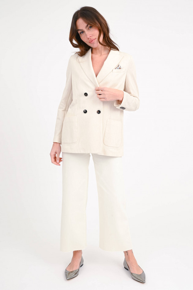 Circolo 1901  Doppelreihiger Blazer in Natur