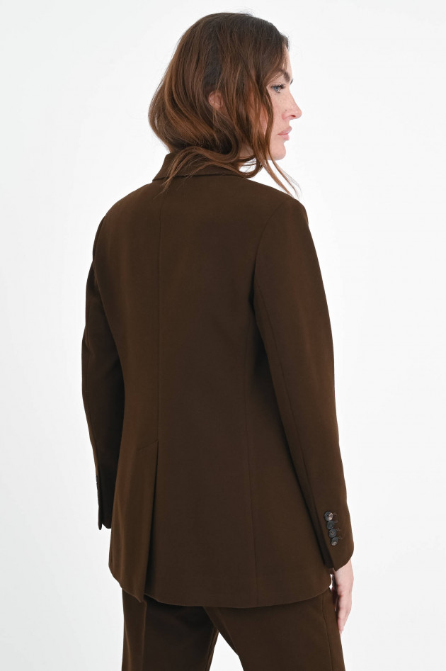 Circolo 1901 Blazer aus Baumwoll-Mix in Chocolate