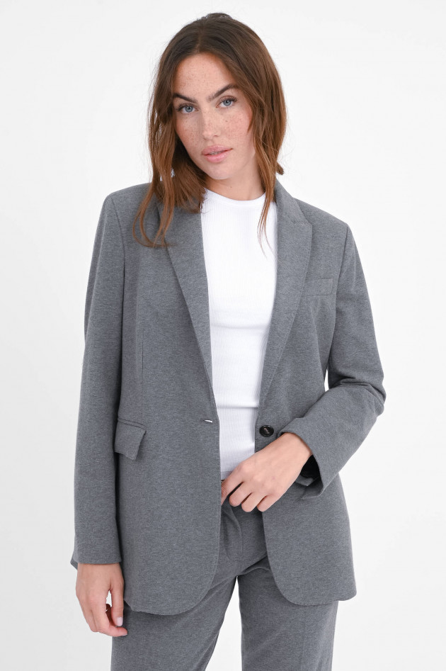 Circolo 1901 Blazer aus Baumwoll-Mix in Light Gray