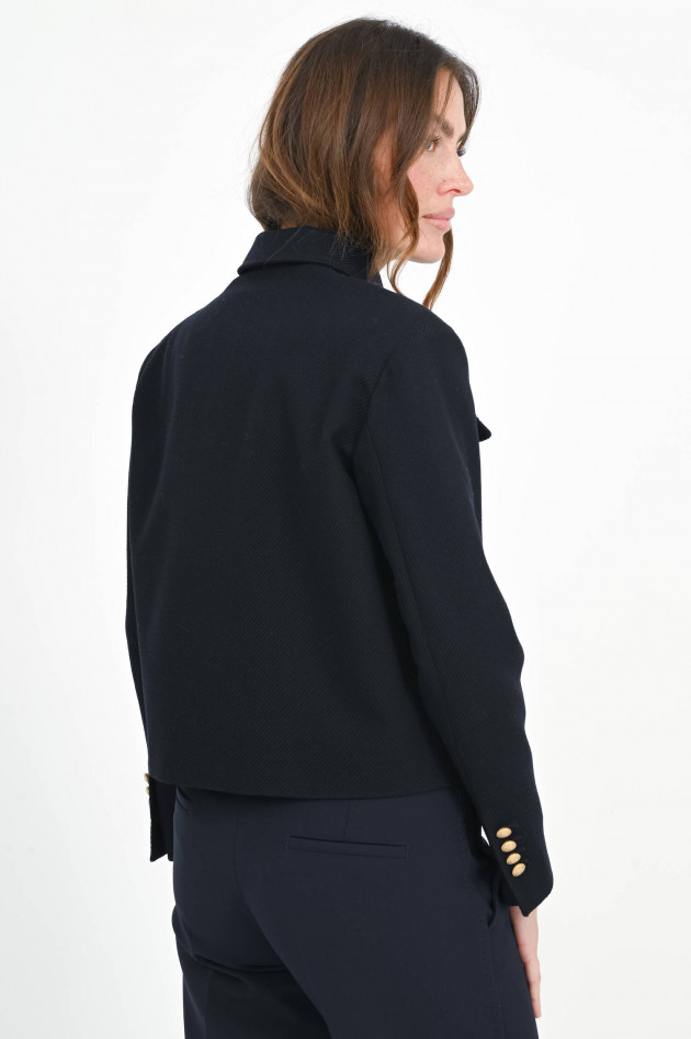 Circolo 1901 Jacke aus Baumwoll-Mix in Blue Navy