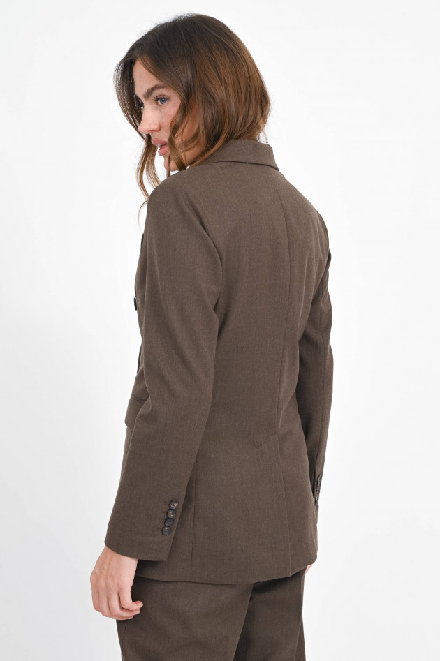 Circolo 1901 Doppelreihiger Blazer in Kaffee meliert