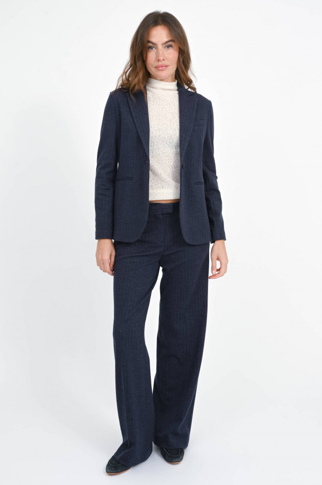 Circolo 1901 Nadelstreif Blazer in Blue Navy