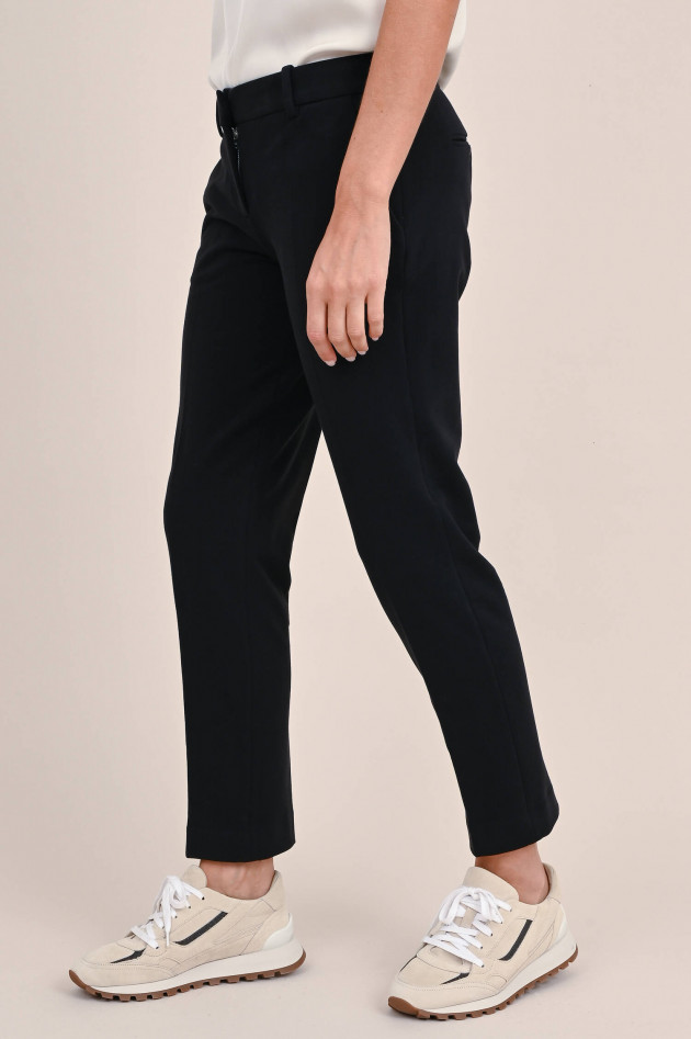 Circolo 1901 Jersey Chino Hose in Schwarz
