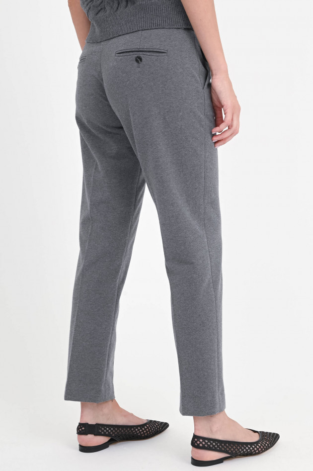 Circolo 1901 Schmale Hose aus Baumwoll-Mix in Light Gray