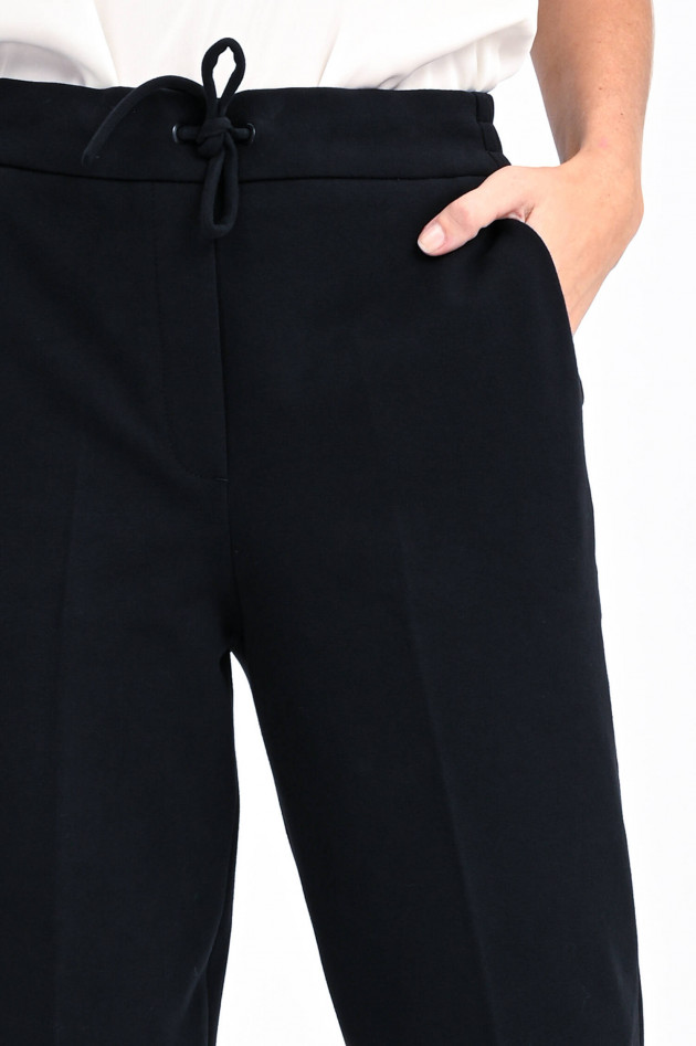 Circolo 1901 Jersey-Karottenhose in Schwarz