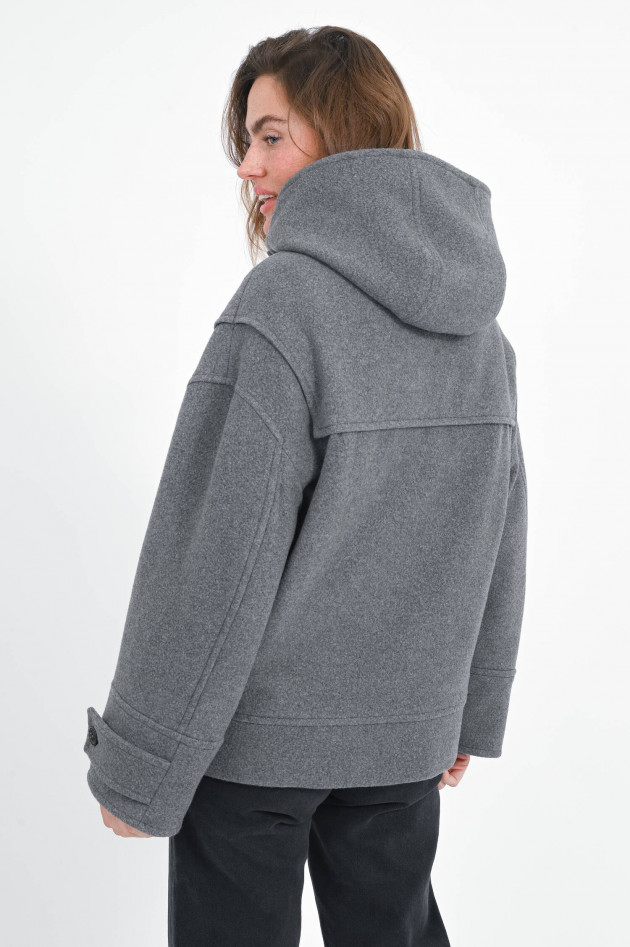 Circolo 1901 Kurzmantel mit Duffelcoat-Knöpfen in Greystone