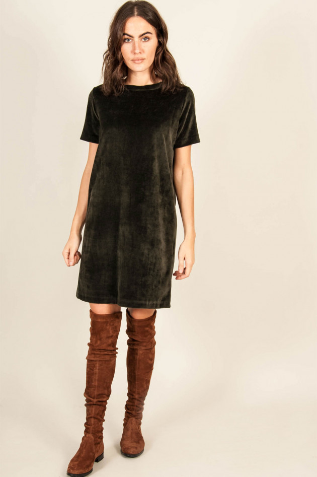 Circolo 1901 Samtkleid in Grün
