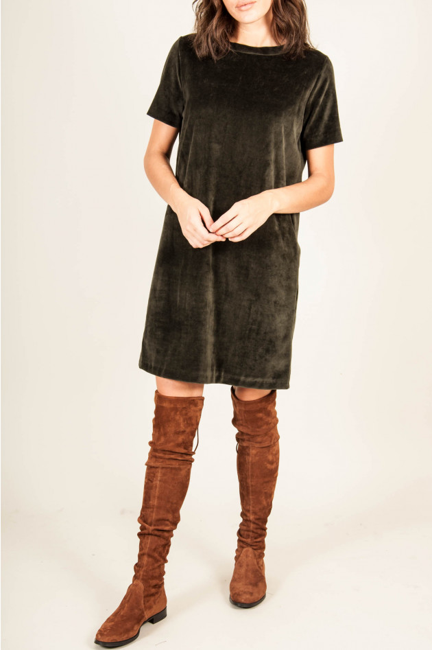 Circolo 1901 Samtkleid in Grün