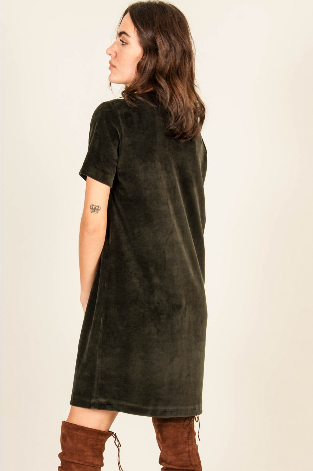 Circolo 1901 Samtkleid in Grün