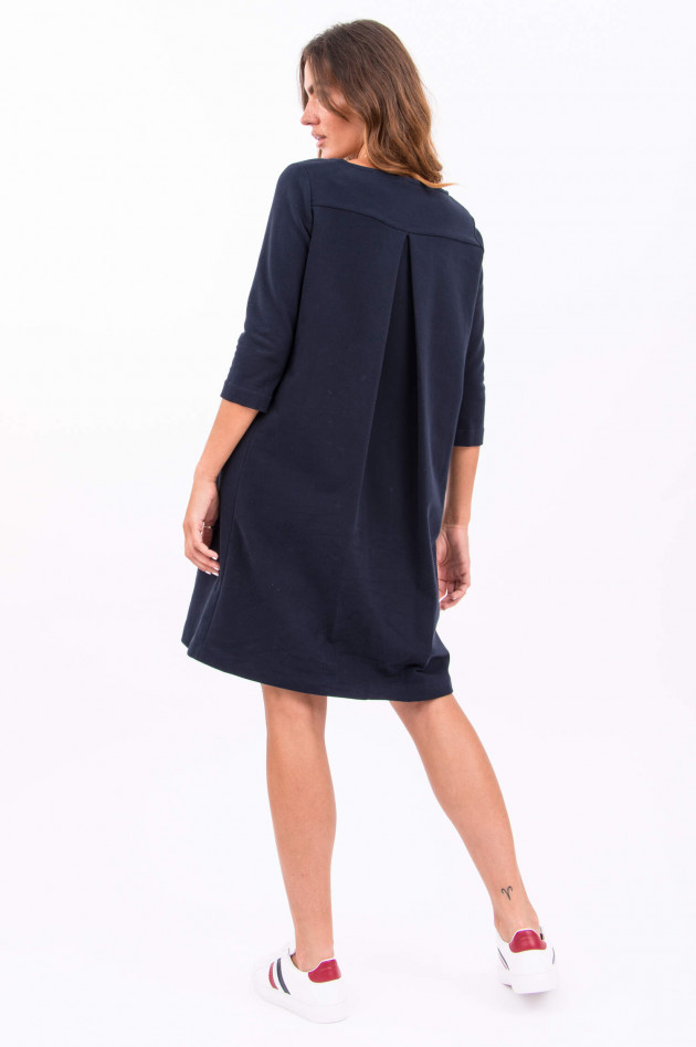 Circolo 1901 Jersey-Kleid mit Kellerfalte in Navy