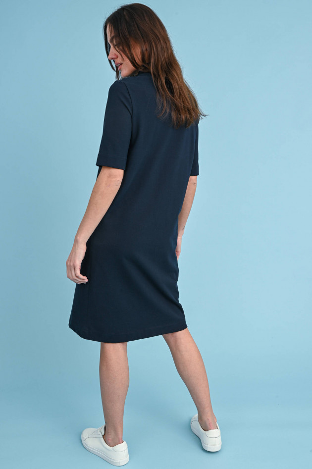 Circolo 1901 Polo-Kleid mit Piqué-Struktur in Navy